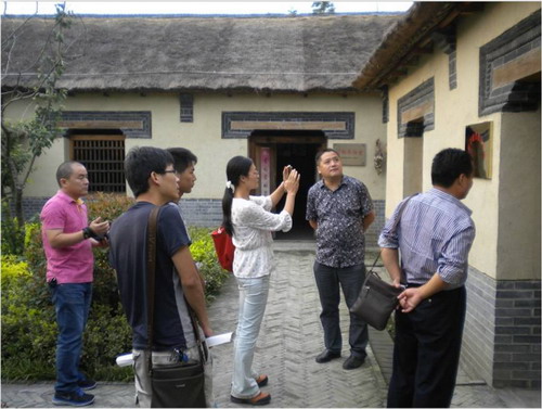 項(xiàng)目組在甲方的陪同下考察臨泉縣的旅游資源，了解旅游發(fā)展?fàn)顩r